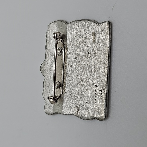 Alice Seely 2000 Signed Silver Pin Brooch Tribal - Picture 5 of 5